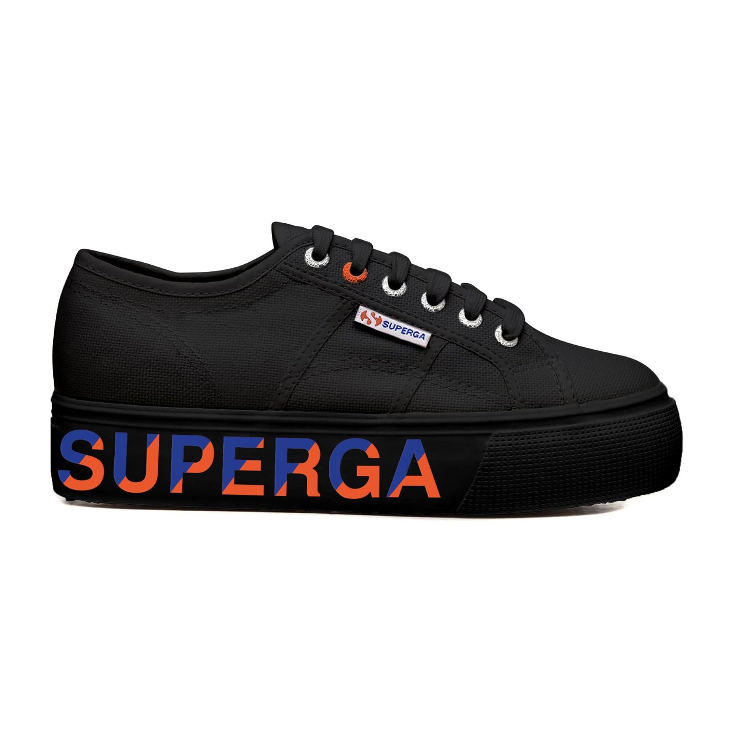 2790 Bicolor Lettering - Black Orange Blue
