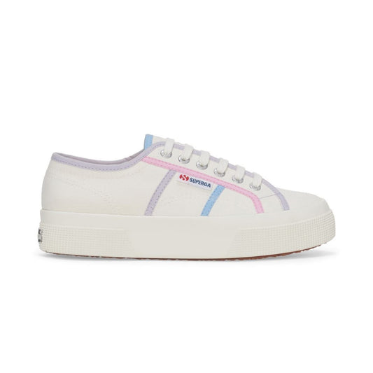 2740 COLORBLOCKING - WHT VIOLET PINK BLUE