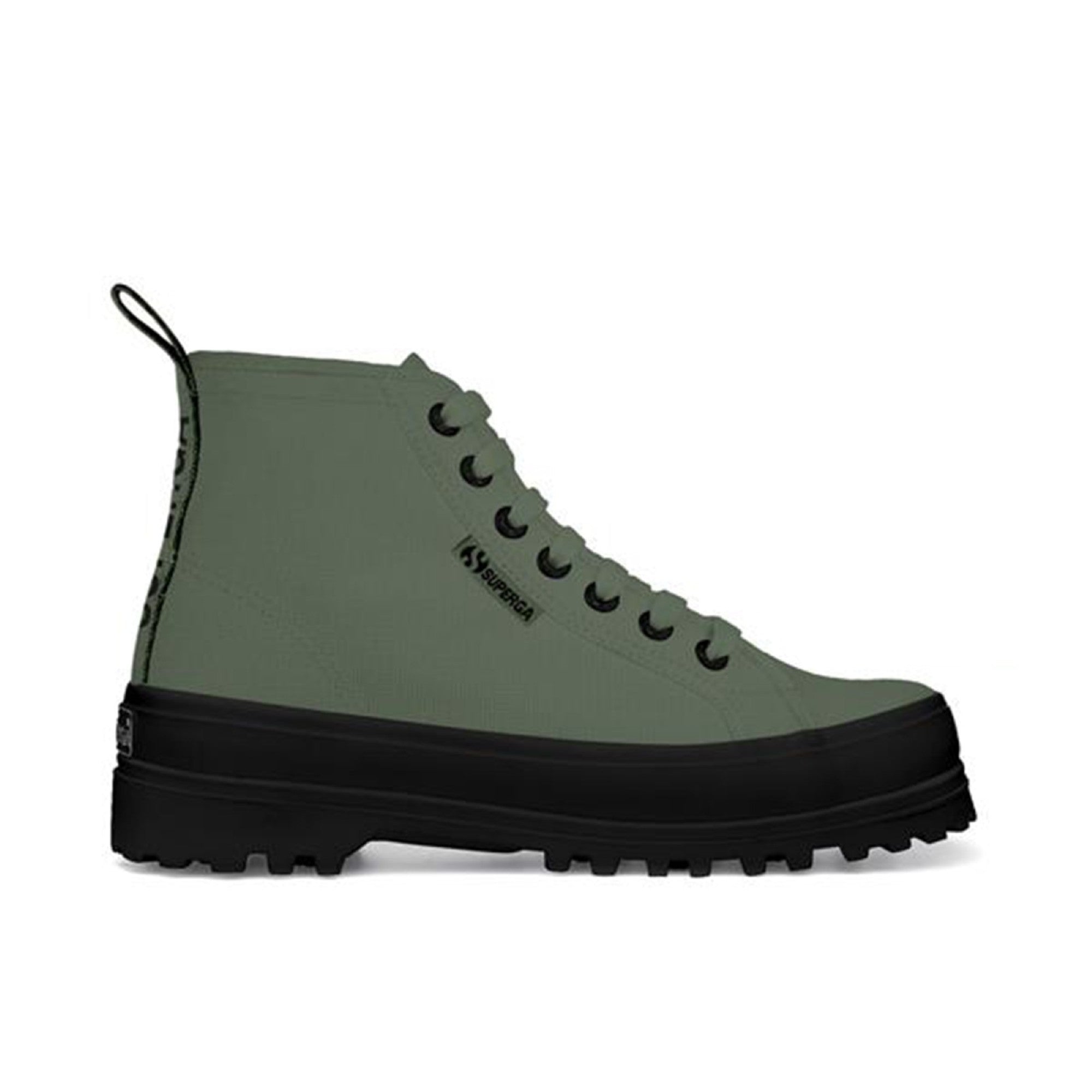 2341 Alpina Tape Lettering - Grey Greenish Black â Superga