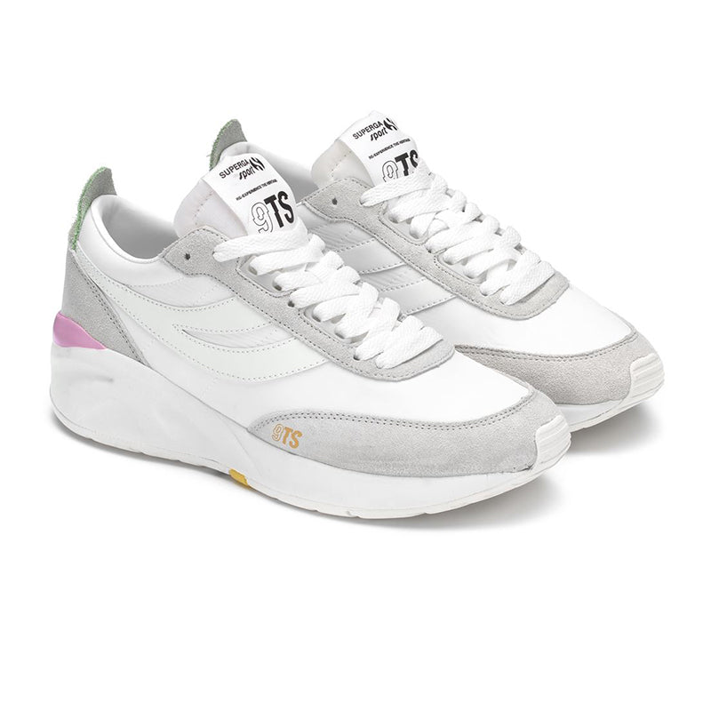 4089 Training 9Ts White Pink Yellow Superga