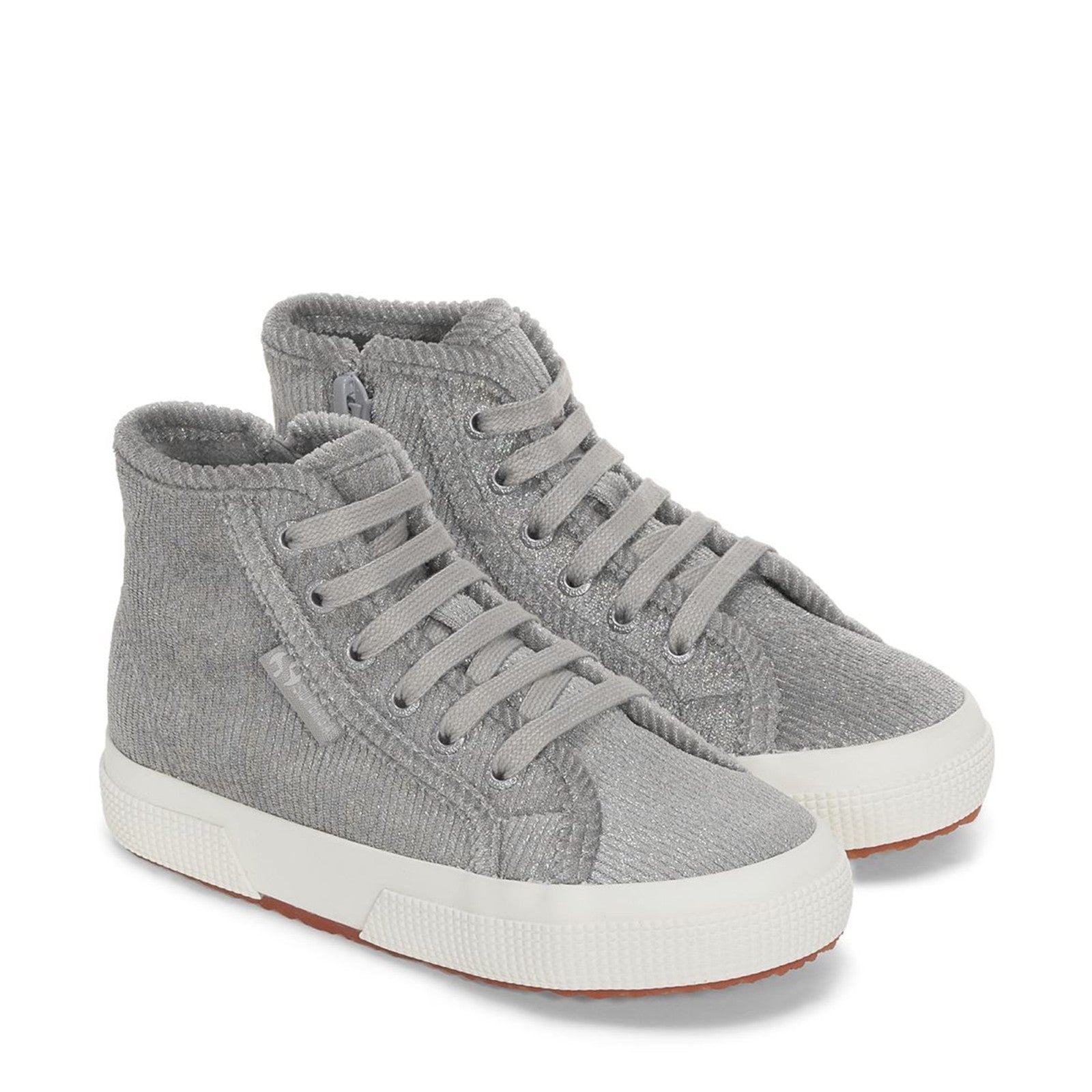 2709 KIDS VELVET CORDUROY - GREY LT IRIDESCENT