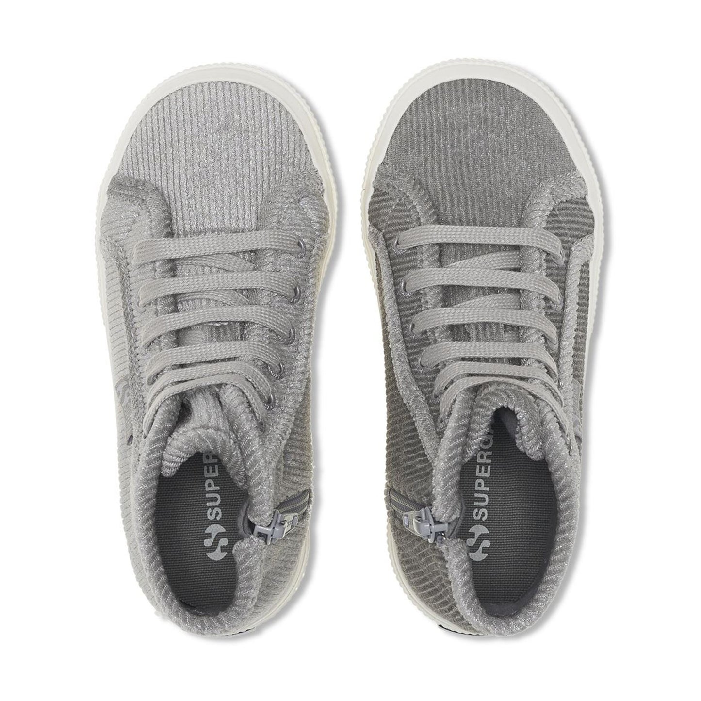 2709 KIDS VELVET CORDUROY - GREY LT IRIDESCENT