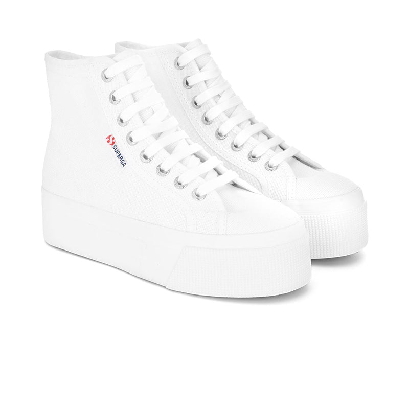 2708 Hi Top - White Canvas