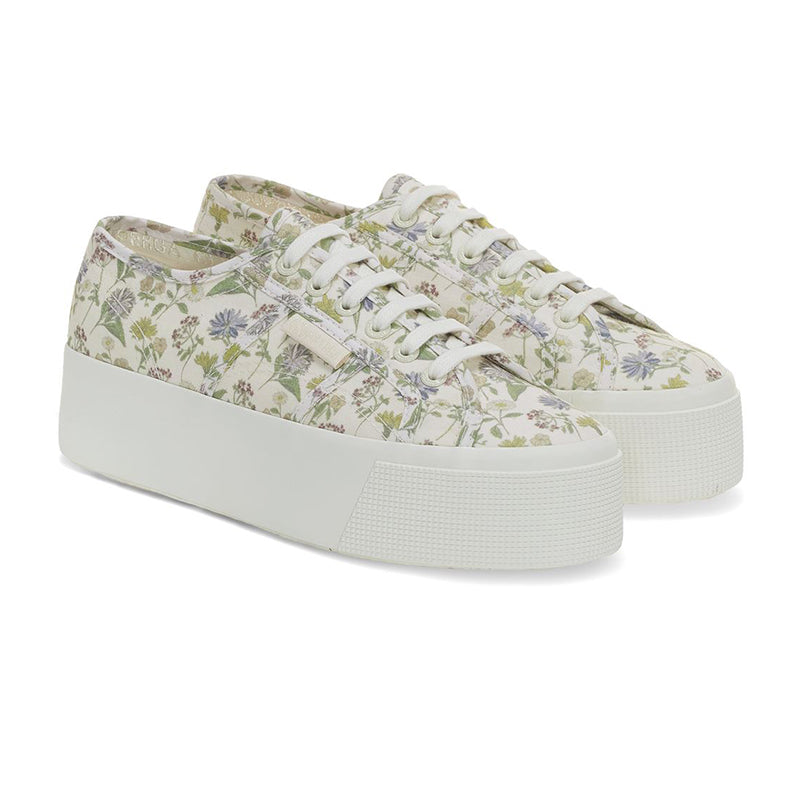 2790 Floral Print - White Avorio Floral