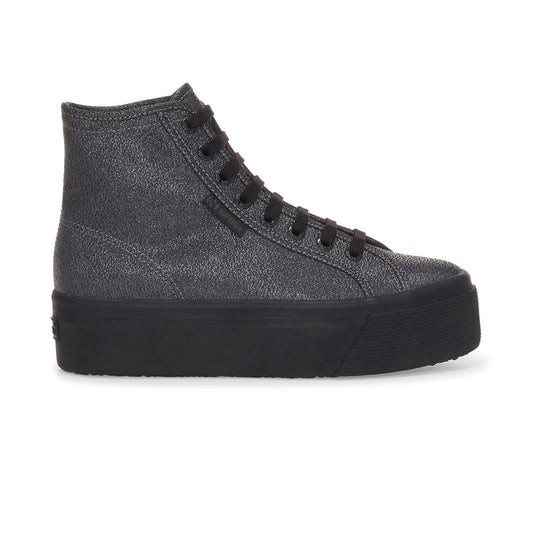 2708 HI TOP LAME - TOTAL BLACK