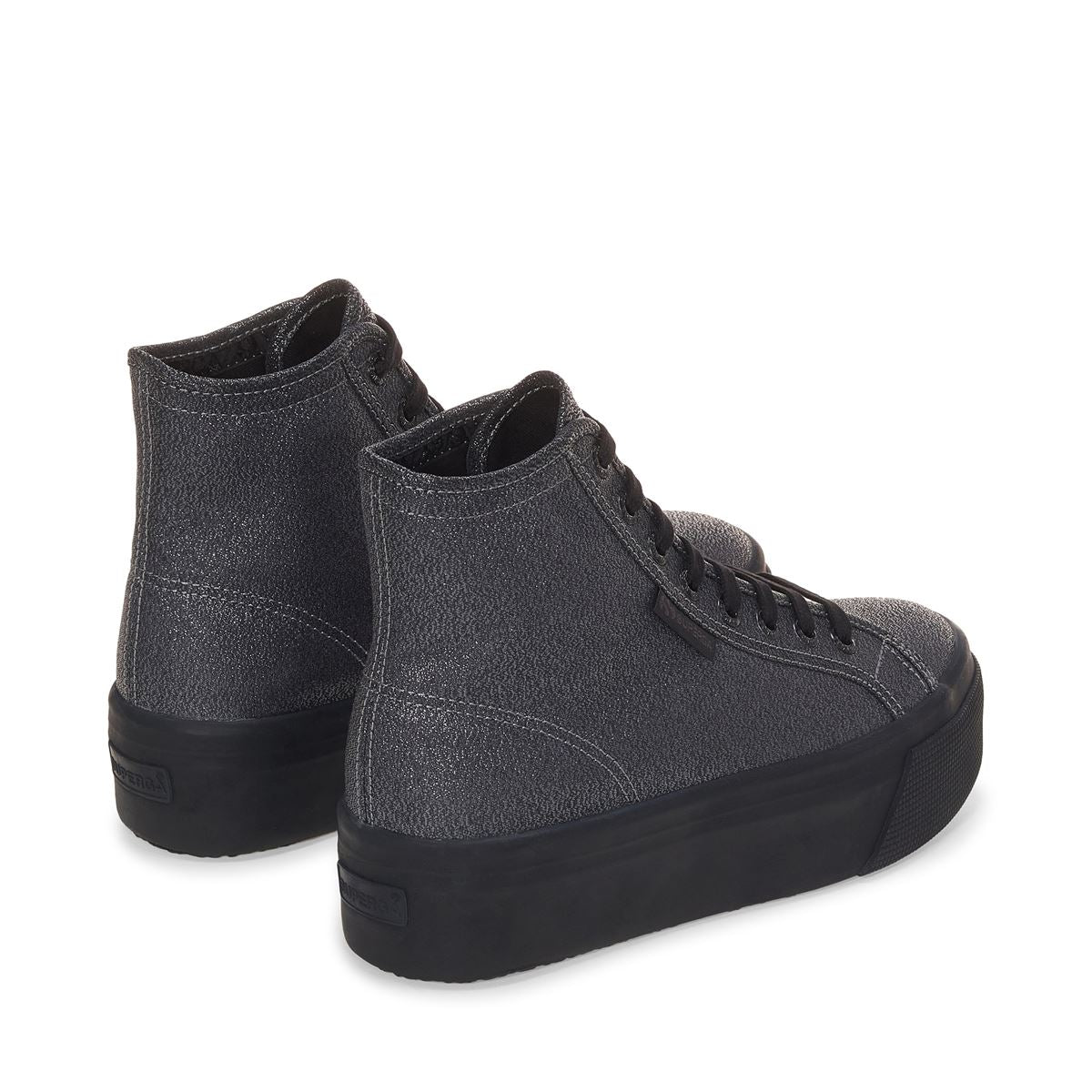 2708 HI TOP LAME - TOTAL BLACK