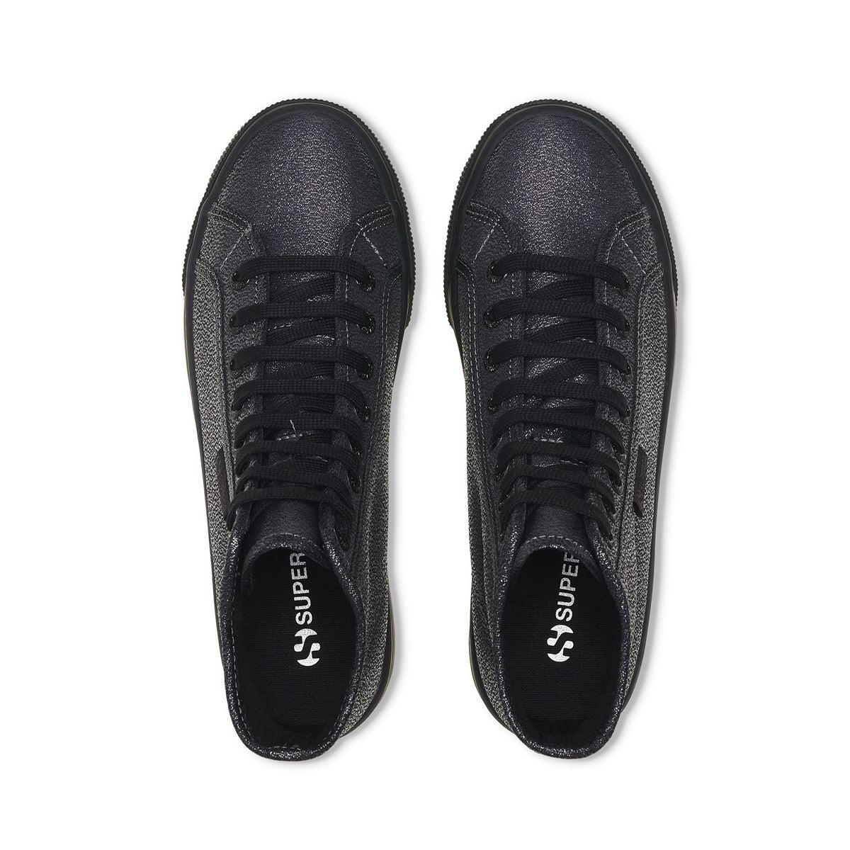2708 HI TOP LAME - TOTAL BLACK