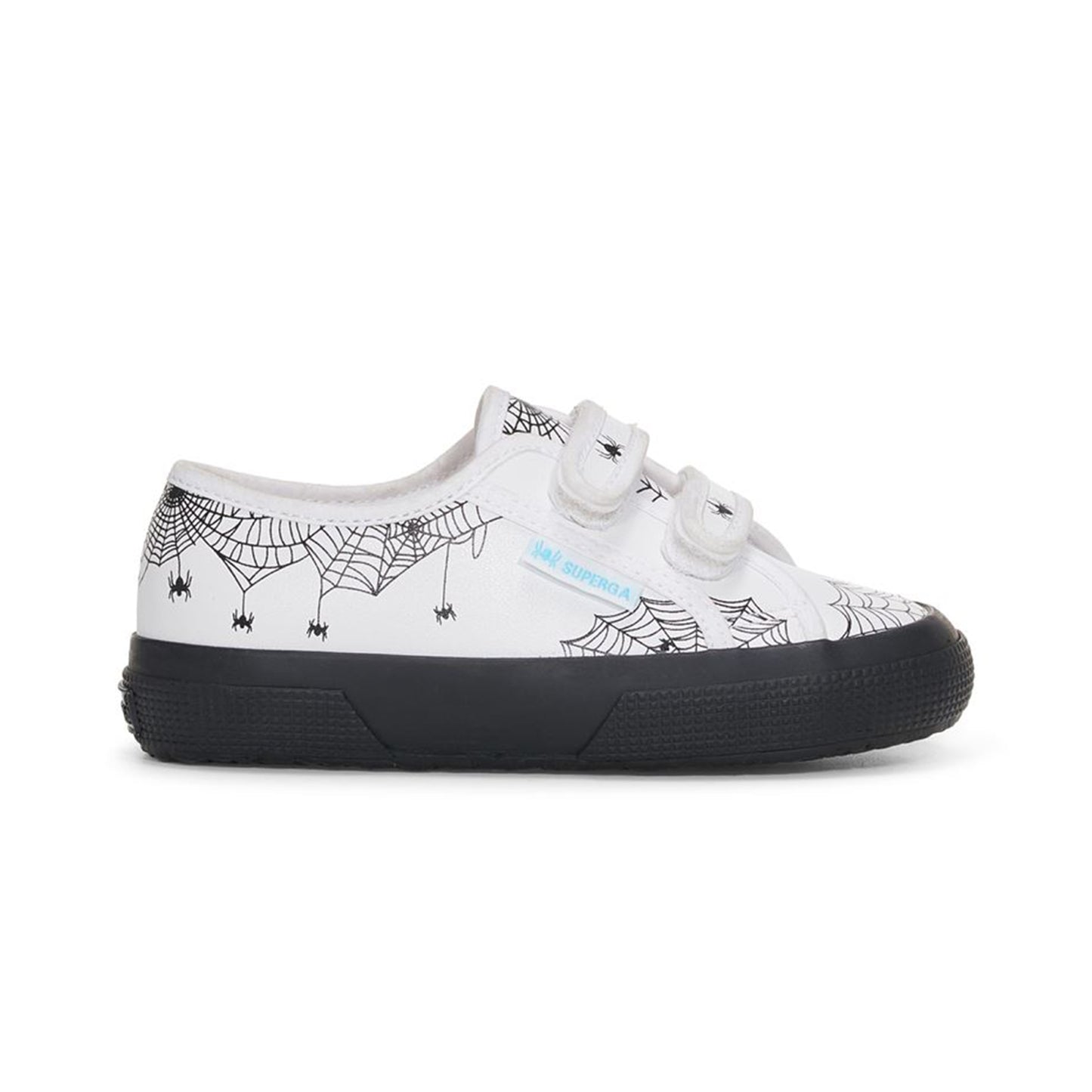 2750 Kids Strap Spider Web Vegan - White