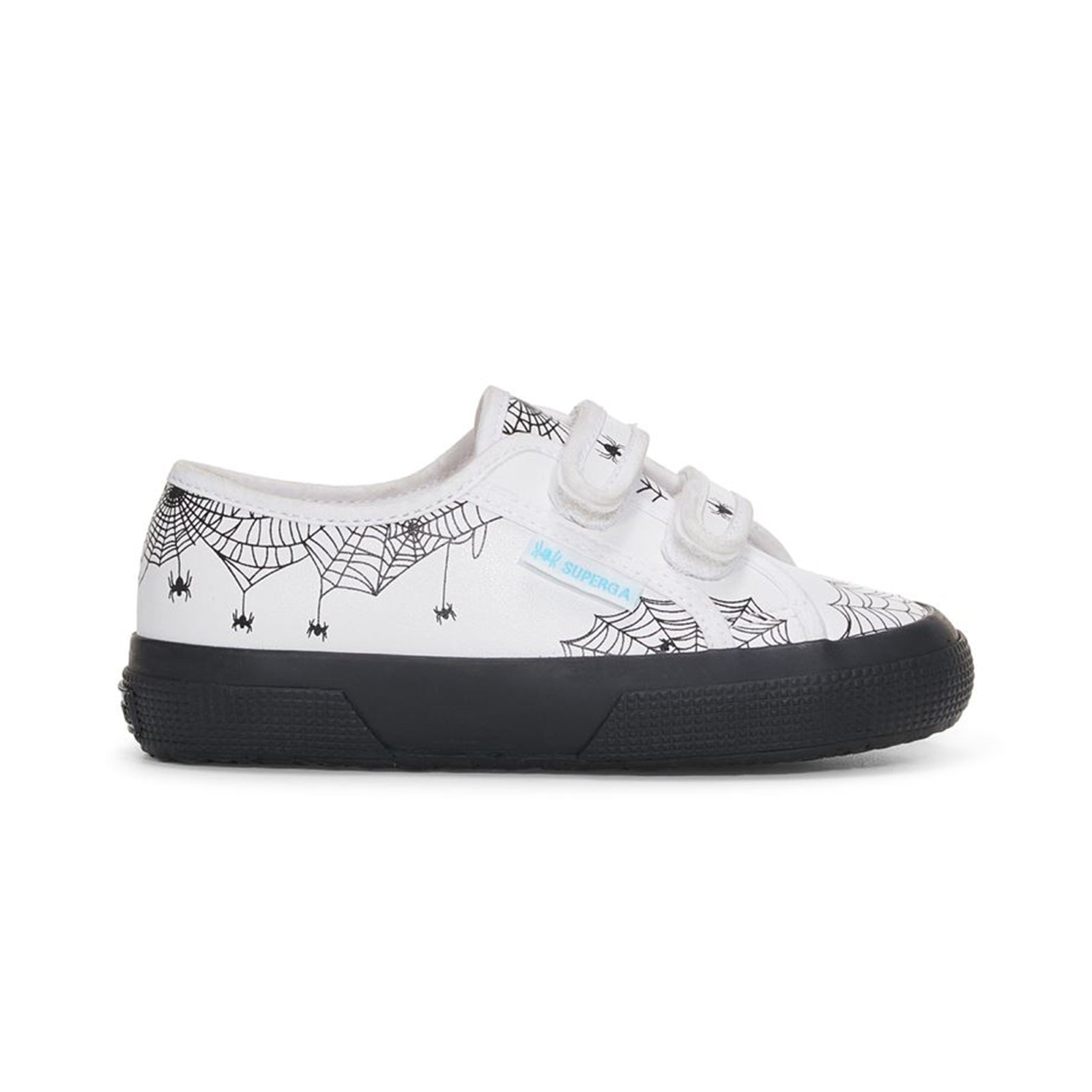 2750 Kids Strap Spider Web Vegan - White