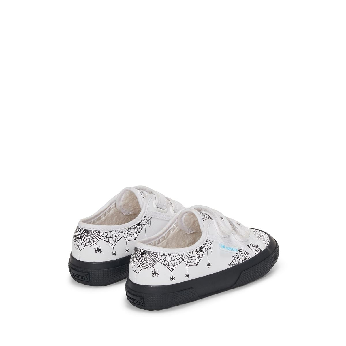 2750 Kids Strap Spider Web Vegan - White