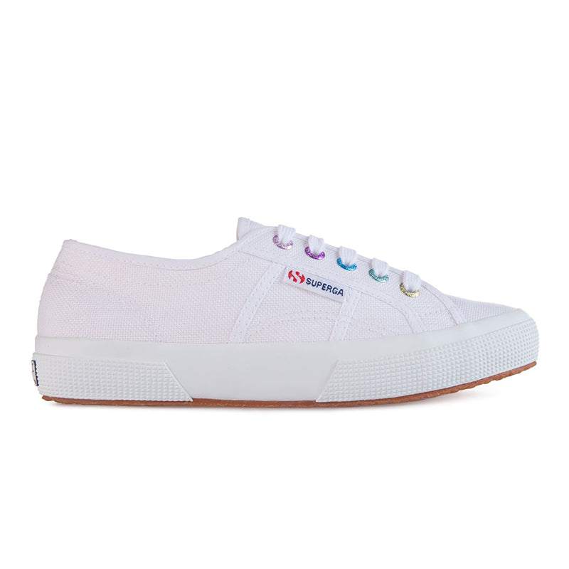 2750 Colourful Eyelets - White Multi