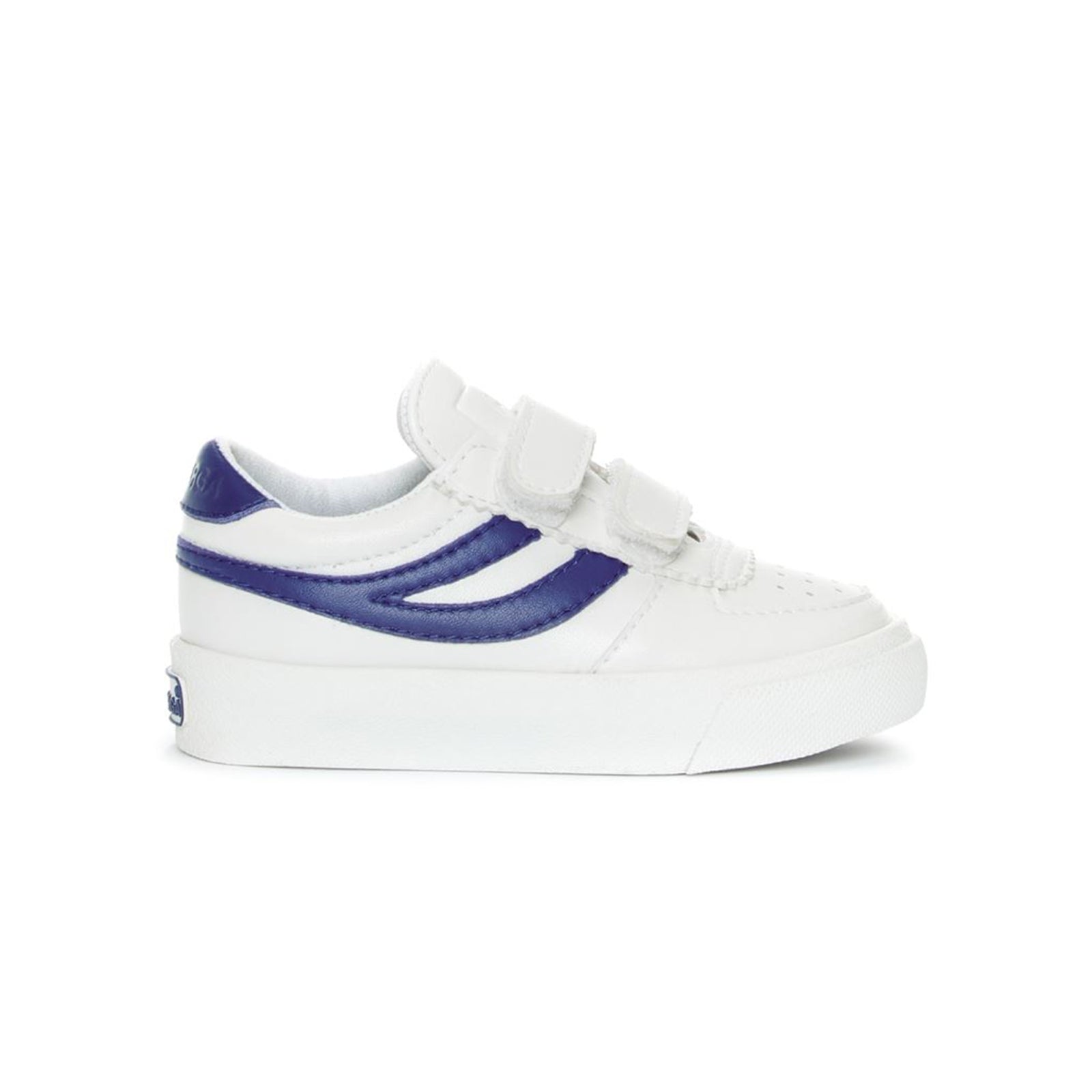 2846 KIDS SEATTLE STRAP VEGAN A4P WHITE BLUE ROYAL