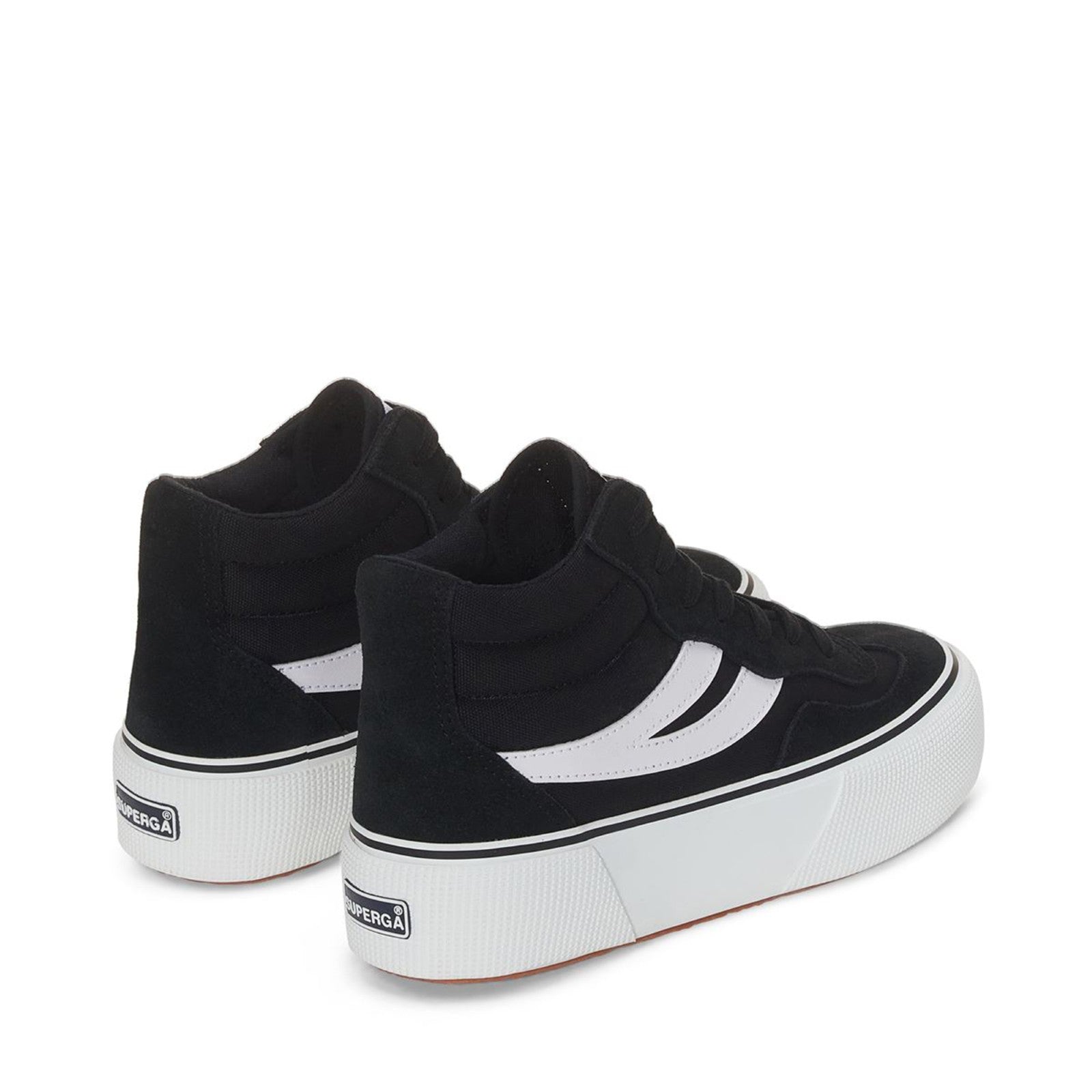 3141 REV MID PLATFORM - BLACK WHITE