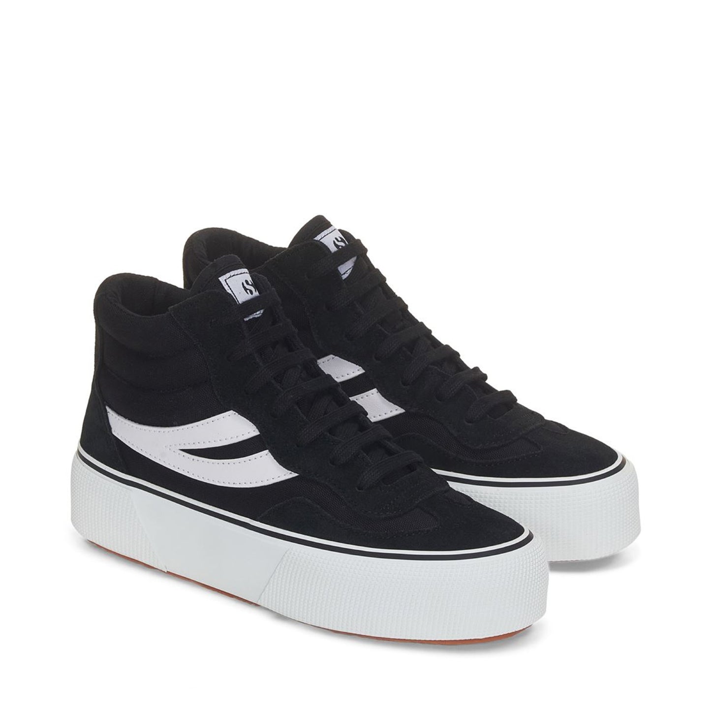 3141 REV MID PLATFORM - BLACK WHITE