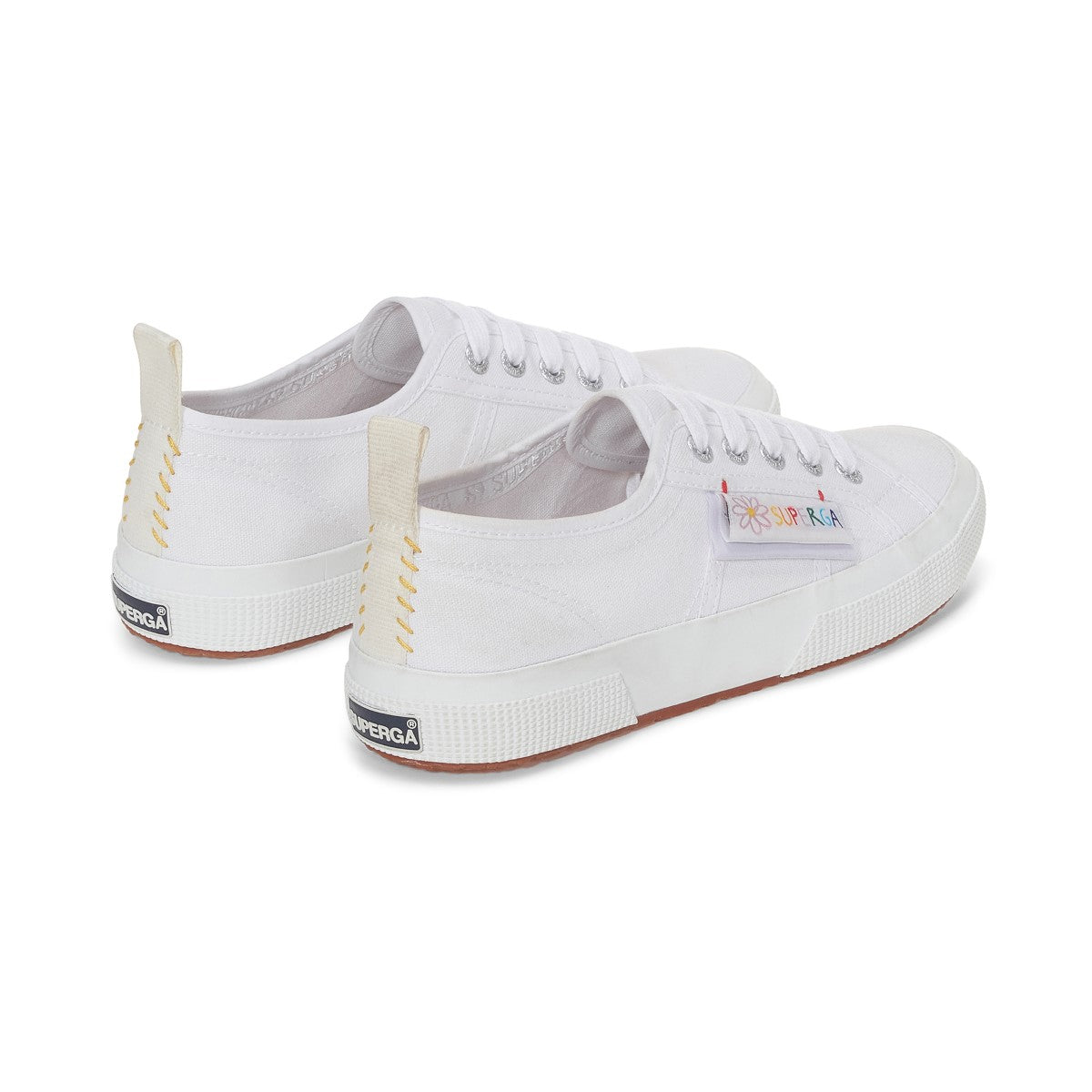 2750 Happy Label - White Multi