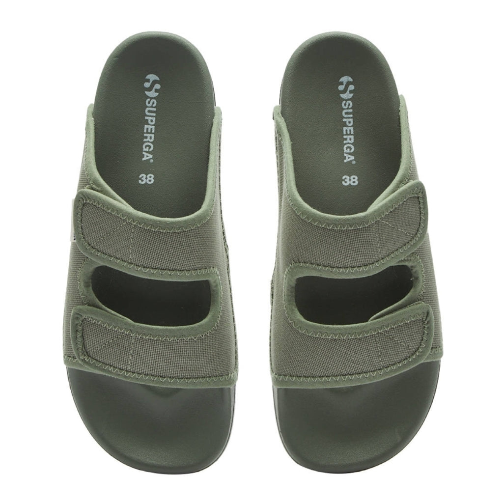 1908 Slide Dbl Band - Green Safari