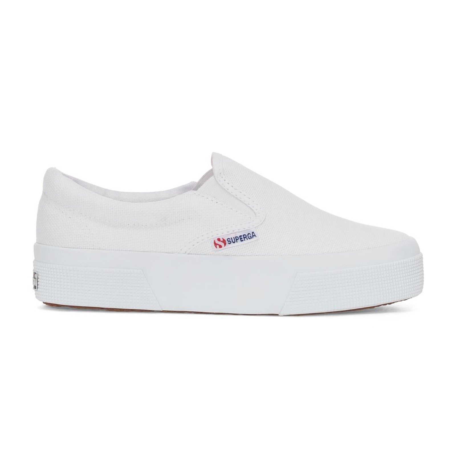 2740 Platform Slipon - White Canvas â Superga