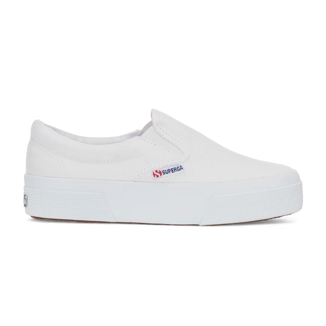 2740 Platform Slipon - White Canvas â Superga