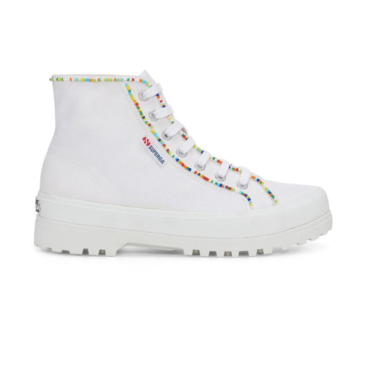 2341 ALPINA BEADS - WHITE MULTICOLOR