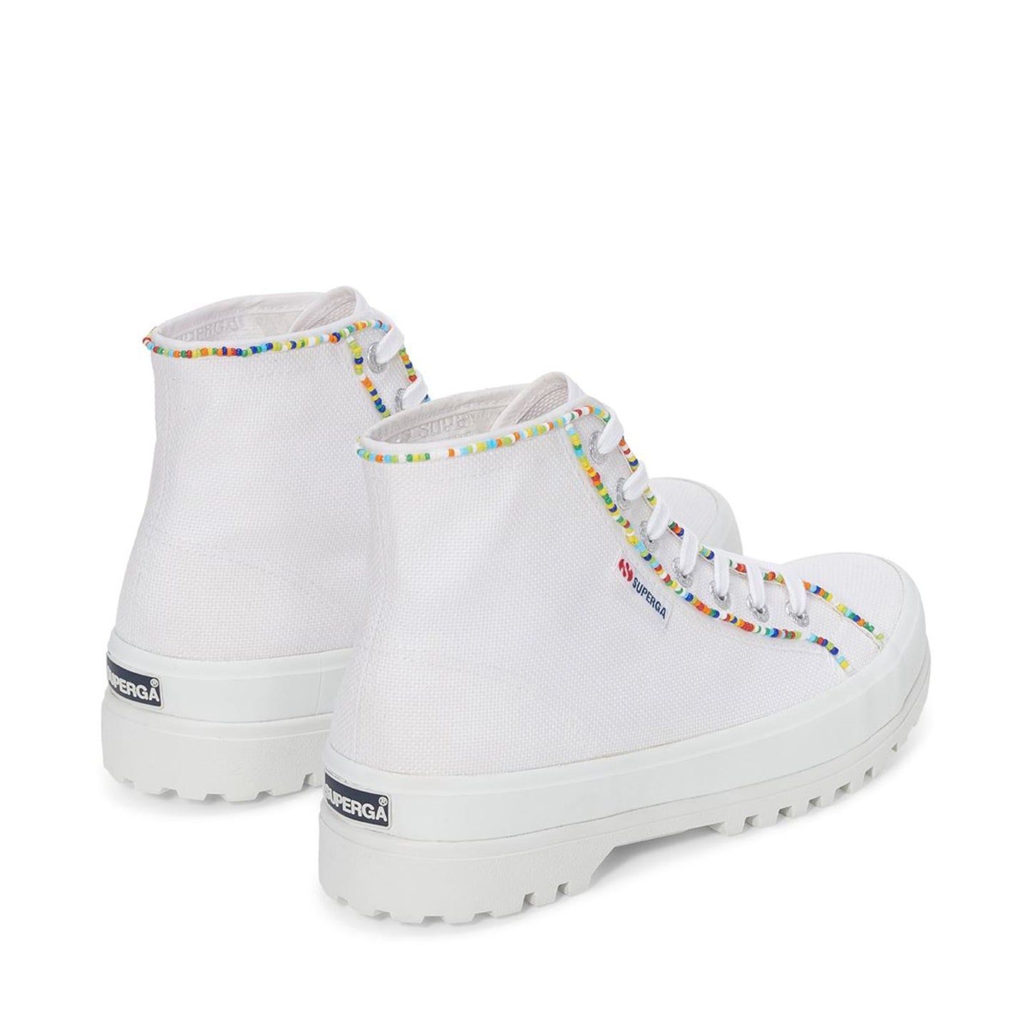 2341 ALPINA BEADS - WHITE MULTICOLOR