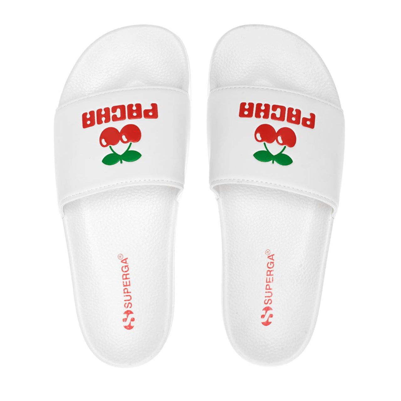 1908 SLIDES PACHA LOGO - WHITE