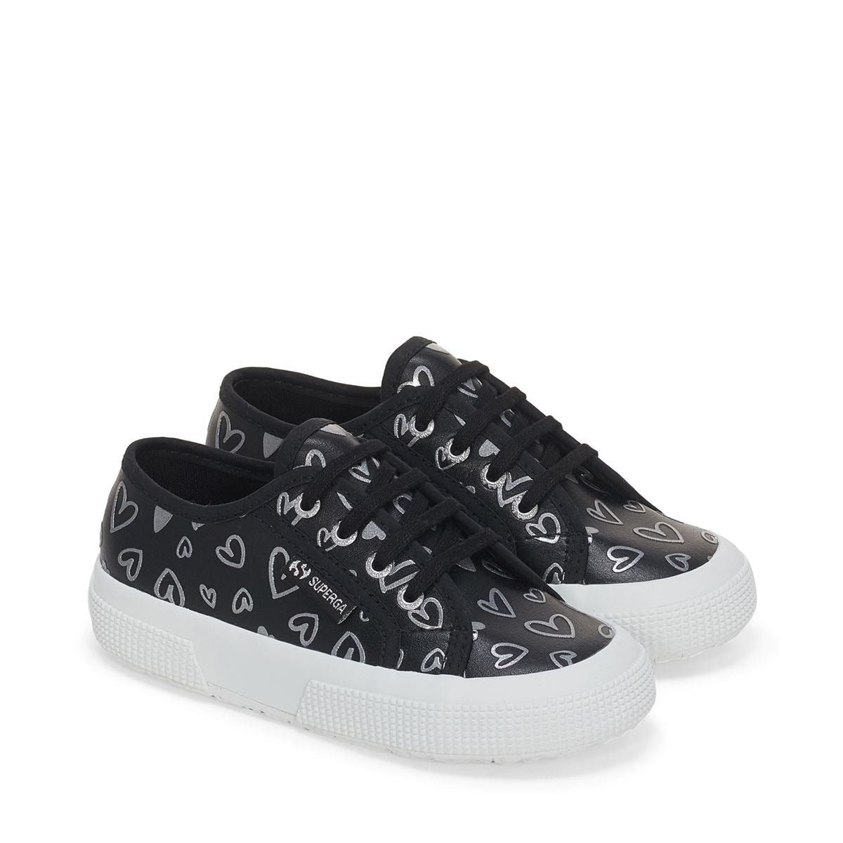 2750 KIDS CUTE HEARTS - BLACK SILVER