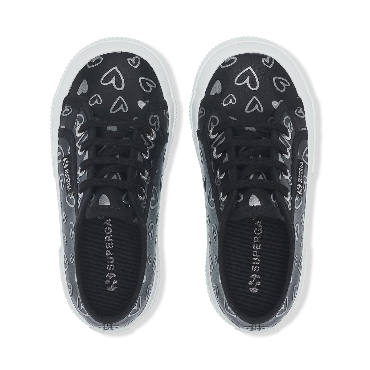 2750 KIDS CUTE HEARTS - BLACK SILVER