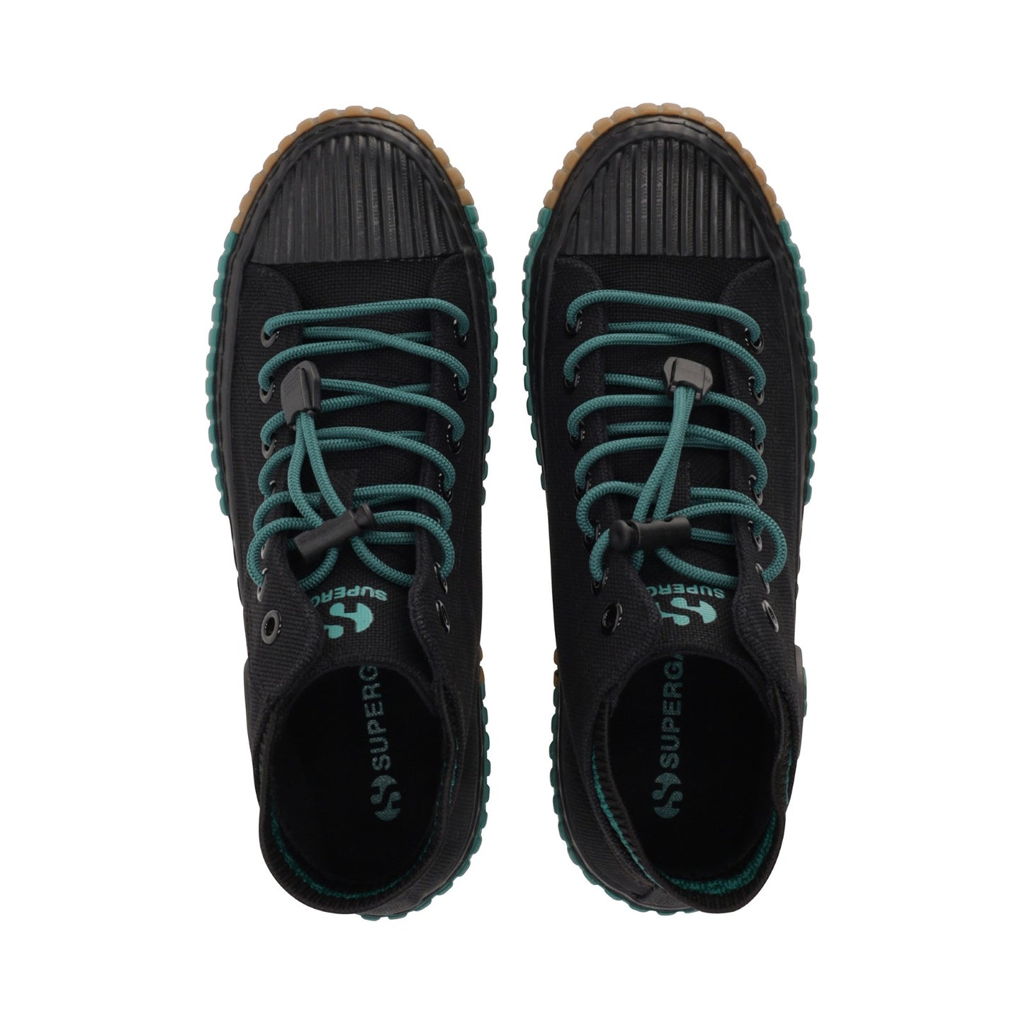 2676 CANVAS HI TOP - BLACK DK GREEN GUM