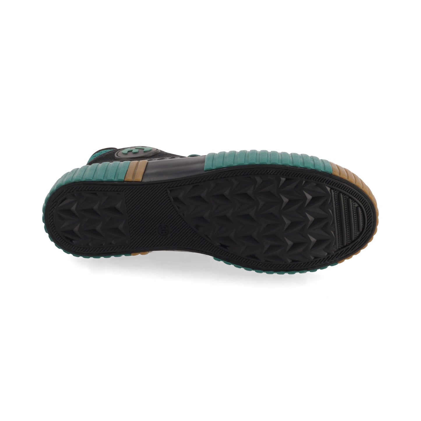 2676 CANVAS HI TOP - BLACK DK GREEN GUM