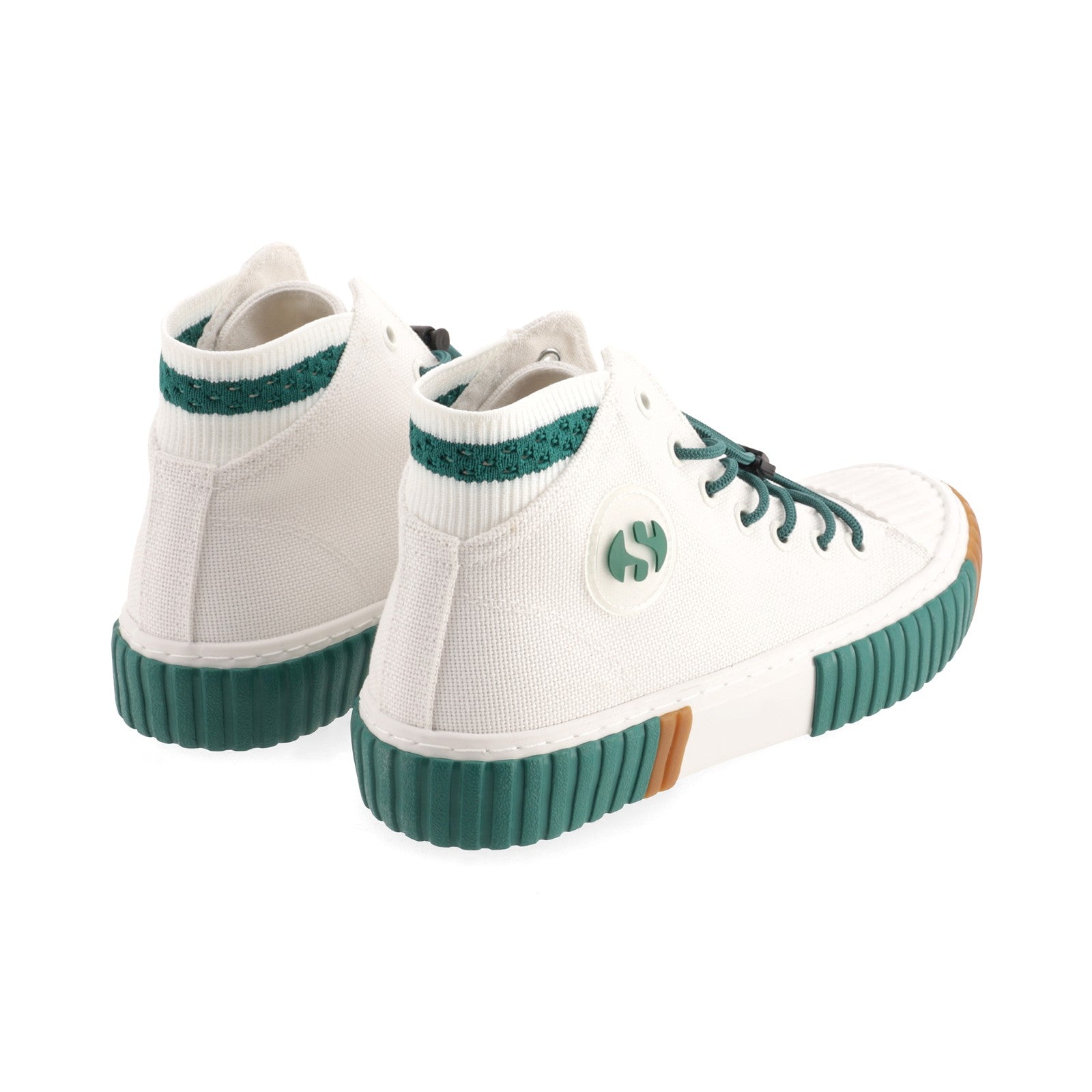 2676 CANVAS HI TOP - WHITE DK GREEN GUM