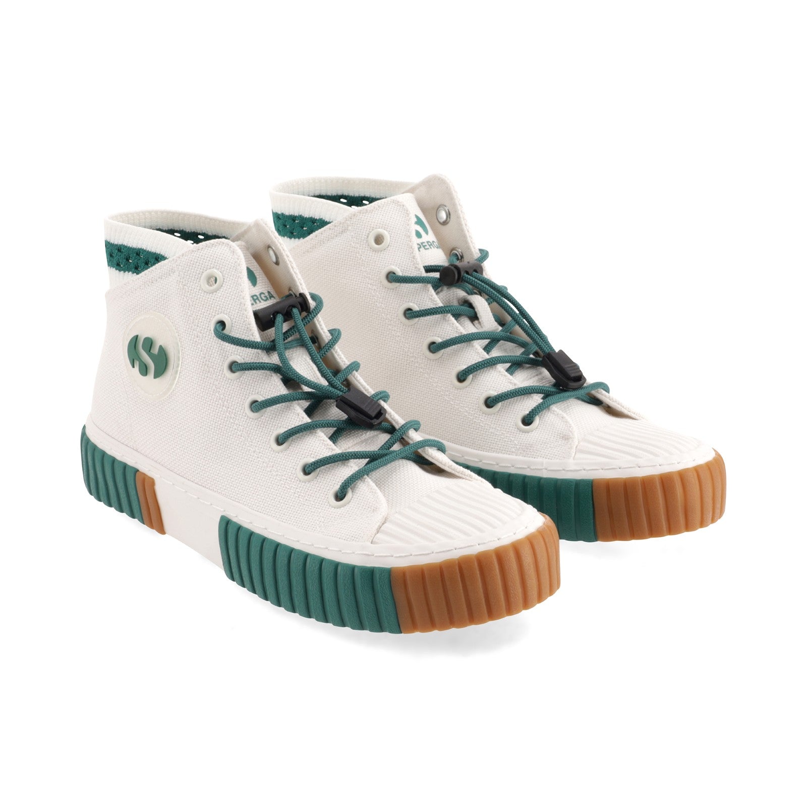2676 CANVAS HI TOP - WHITE DK GREEN GUM