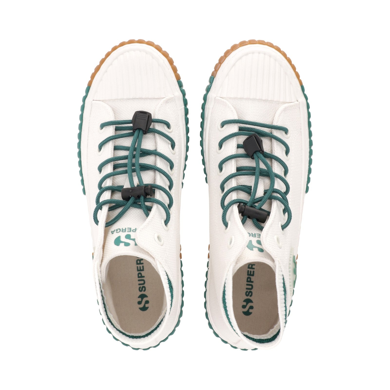 2676 CANVAS HI TOP - WHITE DK GREEN GUM